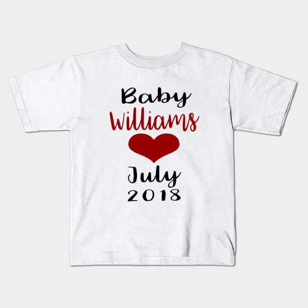 Pregnancy Announcement Onesie Baby Announcement Onesie Maternity Photo Shoot Last Name Custom Baby Announcement Onesie Pregnancy Mom Kids T-Shirt by hathanh2